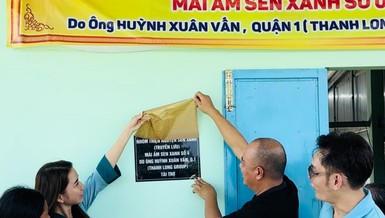  "Mái ấm sen xanh" tại khóm 4, P.1, TX.Giá Rai được chính thức bàn giao đến gia đình đưa vào sử dụng