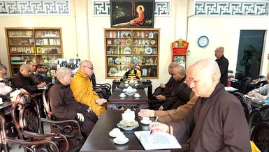 Chư tôn đức Ban Thường trực Ban Trị sự GHPGVN tỉnh triển khai một số hoạt động Phật sự mùa Vu lan