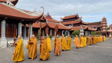 Cung thỉnh giới sư Đại Giới đàn Minh Luân Phật lịch 2567