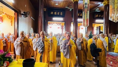 Lễ tác pháp Tự tứ, kết thúc khóa An cư kiết hạ của Ni giới trên địa bàn TP.Đà Nẵng