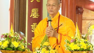 Hòa thượng Thích Hải Ấn ban đạo từ