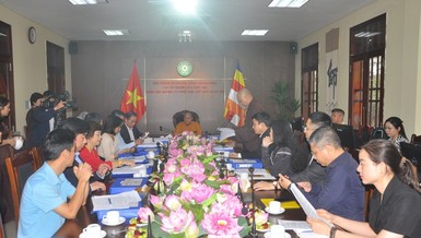 Họp chung khảo Giải Báo chí Phật giáo toàn quốc 2024