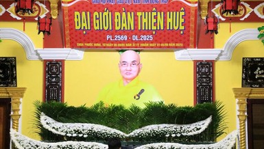 Đại giới đàn mang tôn hiệu Thiện Huệ do Ban Trị sự GHPGVN tỉnh Đồng Tháp tổ chức