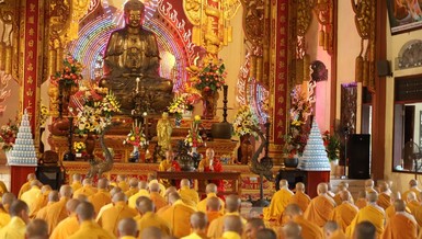  Lễ tác pháp thọ an cư Phật lịch 2569 tại chùa Bảo Tịnh