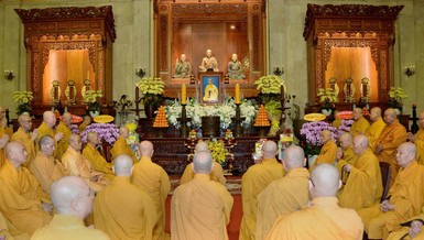 Lễ tưởng niệm 28 năm ngày Đại lão Hòa thượng Thích Thiện Hào viên tịch, tại Việt Nam Quốc Tự