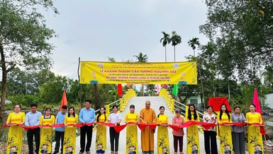 Cắt băng khánh thành cầu Tường Nguyên 553 tại TP.Cần Thơ