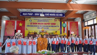 Ra mắt Ban Hướng dẫn Phân ban Gia đình Phật tử tỉnh giữa nhiệm kỳ 2025-2027