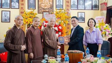 Đoàn Phòng An ninh nội địa - Công an TP.Hà Nội chúc mừng ngày Nhà giáo Việt Nam