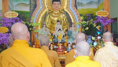 Khóa lễ an vị Phật chùa Phước Quang, quận 3