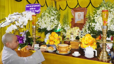 Lễ nhập kim quan Sư cô Thích nữ Huệ Thanh