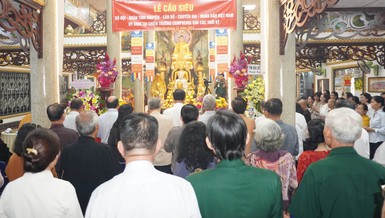 Lễ tưởng niệm tại chùa Phổ Minh - Q.Gò Vấp