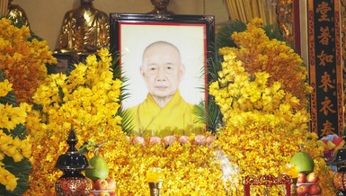 Di ảnh Trưởng lão Hòa thượng Thích Thanh Kiểm