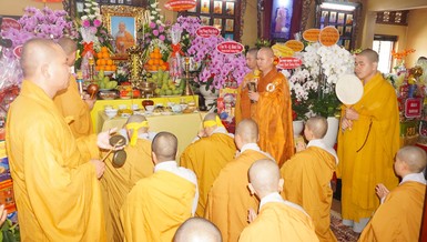 Khóa lễ cung tiến Giác linh Ni trưởng Thích nữ Như Ngọc