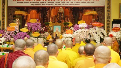 Tưởng niệm 10 năm ngày viên tịch của Hòa thượng Thích Như Thọ, nguyên Trưởng ban Trị sự GHPGVN Q.10