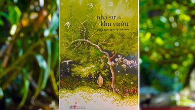 Sách "Nhà sư và khu vườn" (Hyunjin - Hồng Hà dịch) - Ảnh: N.Danh