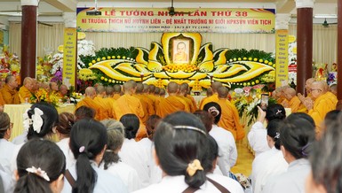 Tưởng niệm Ni trưởng Huỳnh Liên, tại tịnh xá Ngọc Phương, TP.HCM