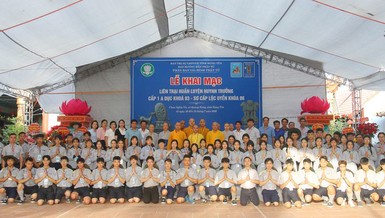 Lưu niệm tại Lễ khai mạc Liên trại huấn luyện Lộc Uyển, A Dục 