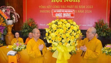 Hội nghị tổng kết hoạt động Phật sự của Ban Văn hóa T.Ư tổ chức tại Văn phòng thường trú khu vực phía Nam - chùa Pháp Hoa, TP.HCM.