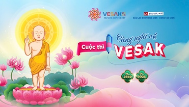 Cuộc thi chủ đề "Cùng nghĩ về Vesak" chào mừng Đại lễ Vesak Liên Hiệp Quốc 2025 - Thiết kế: Nguyên Hiếu/BGN