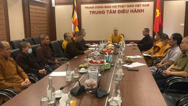 Hội nghị Ban Trị sự GHPGVN tỉnh Lai Châu diễn ra tại tại trụ sở Trung ương GHPGVN