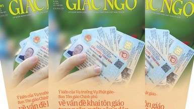 Bìa Giác Ngộ số 1095 - Mỹ thuật: HS.Nhuận Thường