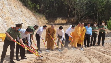 Chính thức khởi công xây dựng tượng đài Bồ-tát Quán Thế Âm