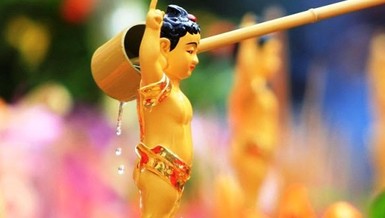 Tắm Phật - Một nghi thức đặc biệt trong Đại lễ mừng Phật đản sinh