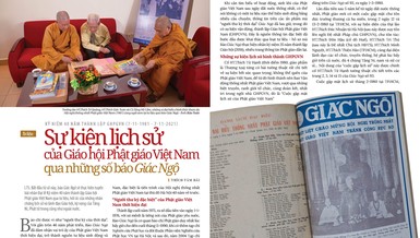 Bài trên Báo Giác Ngộ số 1124 - Thiết kế: Phòng Mỹ thuật BGN/Tống Viết Diễn