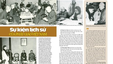 Bài trên Báo Giác Ngộ số 1126 - Thiết kế: Phòng Mỹ thuật BGN/Tống Viết Diễn