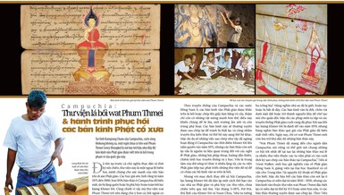 Bài trên Báo Giác Ngộ số 1131 - Thiết kế: Phòng Mỹ thuật BGN/Tống Viết Diễn