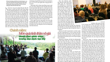 Bài trên Báo Giác Ngộ số 1131 - Thiết kế: Phòng Mỹ thuật BGN/Tống Viết Diễn