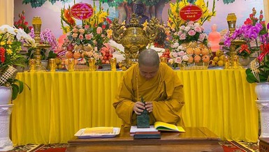 Chính thức khai ấn mở đầu cho lễ "Khai bút, cầu trí tuệ" Xuân Nhâm Dần 2022