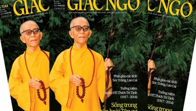 Báo Giác Ngộ số 1144: "Sống trong bổn hoài tôn sư"