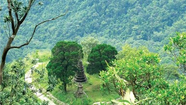 Một góc non thiêng Yên Tử - Ảnh: Nhuận Thường