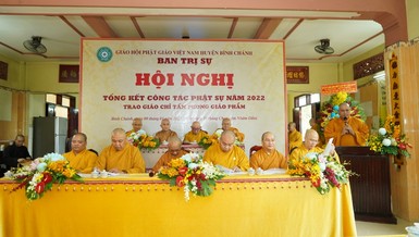 Chư tôn đức chứng minh, chủ tọa hội nghị