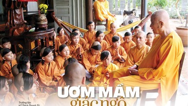 Bài trên Báo Giác Ngộ số 1185 - Thiết kế: Phòng Mỹ thuật BGN/Tống Viết Diễn