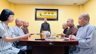 Thường trực Ban Văn hóa Phật giáo TP.HCM họp báo cáo hoạt động Phật sự kính mừng Phật đản