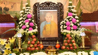 Di ảnh Ni trưởng Thích nữ Như Xuân tại tổ đường chùa Hoa Nghiêm