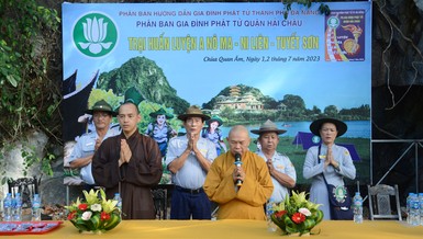 Đà Nẵng: Gia đình Phật tử Q.Hải Châu tổ chức trại huấn luyện đoàn sinh