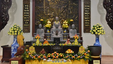 Tổ đường tại thiền viện Trúc Lâm Tây Thiên (X.Đại Đình, H.Tam Đảo, tỉnh Vĩnh Phúc)