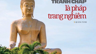 Bài trên Báo Giác Ngộ số 1234 - Thiết kế: Phòng Mỹ thuật BGN/Tống Viết Diễn 