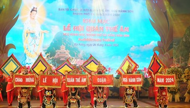Khai mạc Lễ hội Quán Thế Âm Ngũ Hành Sơn 2024 tại chùa Quán Thế Âm (TP.Đà Nẵng)