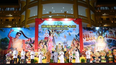 Chương trình văn nghệ chào mừng Đại lễ Phật đản Phật lịch 2568 