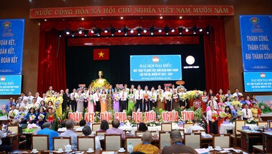 Ủy ban MTTQVN Q.Bình Thạnh nhiệm kỳ XII (2024-2029) ra mắt tại Đại hội