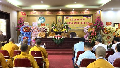 Lễ khai pháp khóa An cư kiết hạ Phật lịch 2568 tại chùa Trình Yên Tử