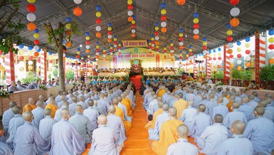 Lễ khai mạc Đại giới đàn Lưu Đoan (2022) do Ban Trị sự GHPGVN tỉnh Trà Vinh tổ chức