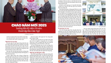 Bài trên Báo Giác Ngộ số 1285 - Thiết kế: Phòng Mỹ thuật BGN/Tống Viết Diễn