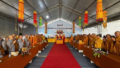 Trang nghiêm khóa lễ cầu siêu đồng bào tử nạn do đại dịch Covid-19