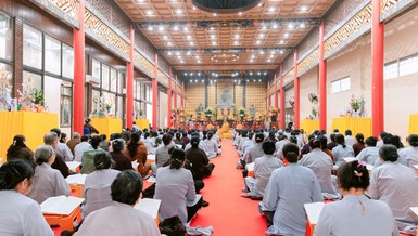 Trang nghiêm Pháp hội Dược Sư thất châu tại chùa Thanh Hà 