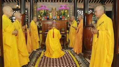 Khóa lễ cung tiến Giác linh Hòa thượng Thích Huệ Trí 